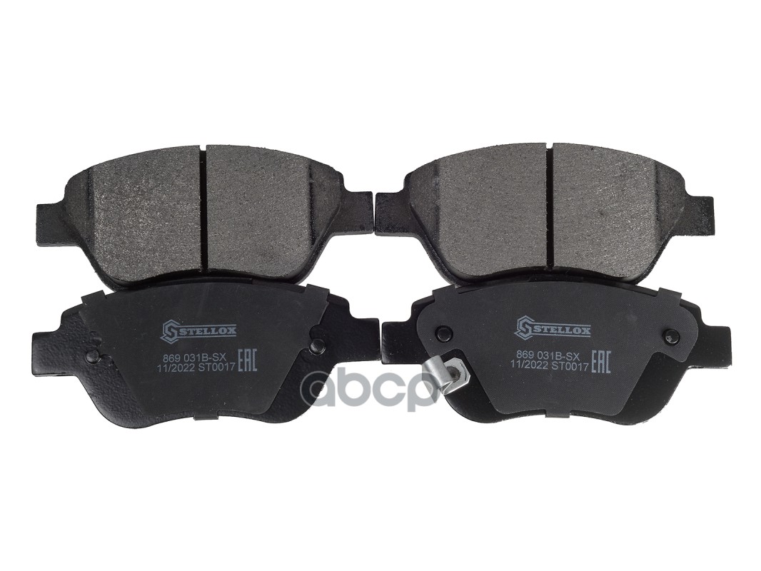 Колодки Тормозные Дисковые | Перед | Stellox арт. 869031BSX