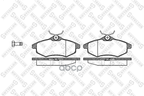 Колодки тормозные передние к-кт CITROEN C-3 1,1-1,4 L Stellox арт. 892000SX