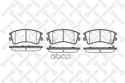 Колодки дисковые передние Mazda 6 GG/GY 2.0Di 136HP/2.0i/2.2i 02> Stellox арт. 981002BSX