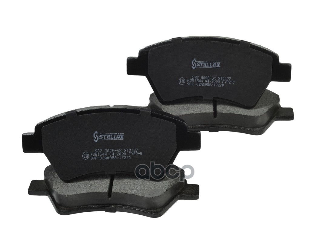 колодки дисковые п. с антискр. пл Renault Megane II 1.6-2.0/1.5DC 987000BSX Stellox арт. 987000BSX