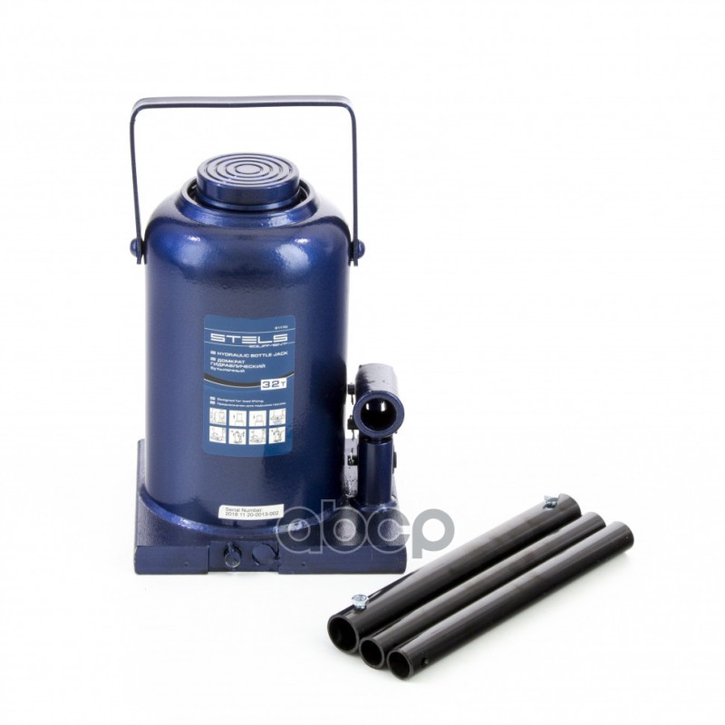 Домкрат гидравлический бутылочный, 32 т, h подъема 260-420 мм Stels 51170 STELS 51170 Stels арт. 51170