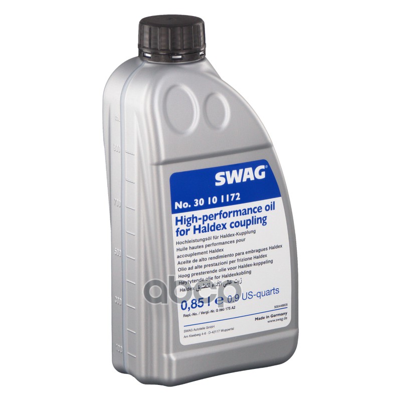 Масло трансмиссионное HALDEX 0,85л (G060175A2) 30101172 Swag арт. 30101172