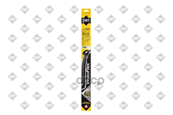 Щетки стеклоочистителя бескаркасные VISIOFLEX (ком-кт) 600+380 мм SKODA RAPID (NH3)/VW POLO (6R1, 6C1)/ 119260 Swf арт. 119260