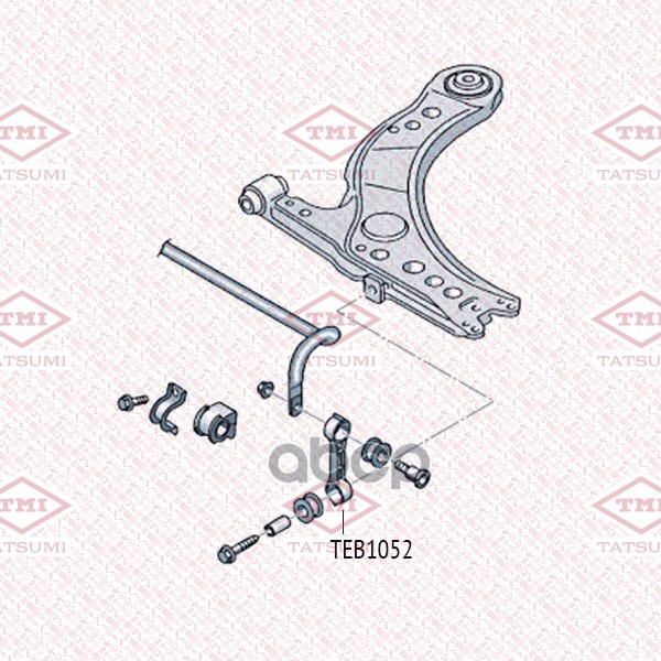 Тяга стабилизатора передняя L/R TATSUMI арт. TEB1052