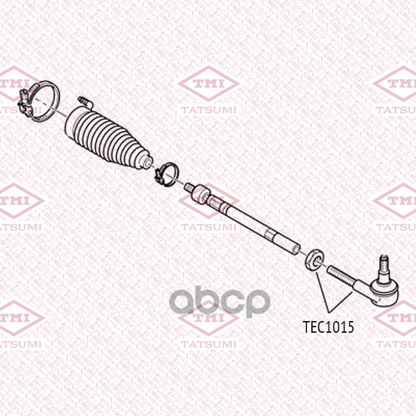 Наконечник рулевой тяги L/R TATSUMI арт. TEC1015