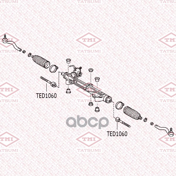 Тяга рулевая L/R TATSUMI арт. TED1060