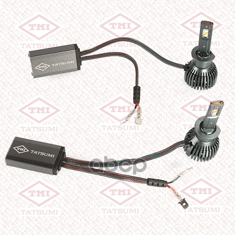 Лампа светодиодная H1 12V (42W) 6500K (комплект 2шт) TATSUMI арт. TFN1003LED
