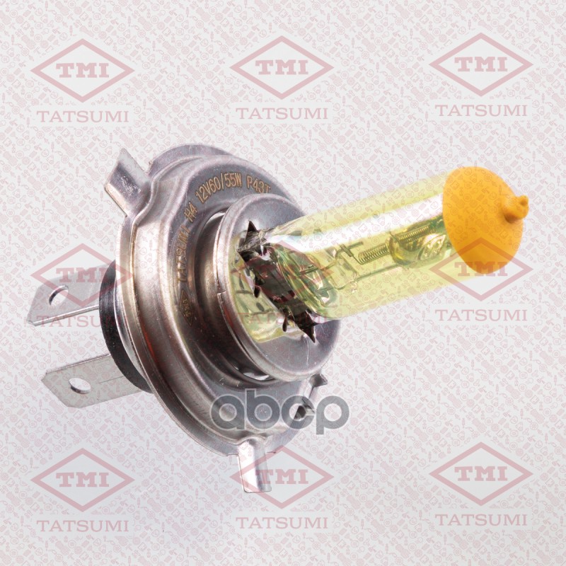 Лампа H4 12V (60/55W) Yellow TATSUMI арт. TFN1011Y