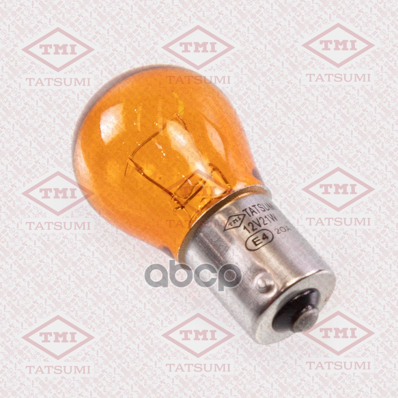 Лампа PY21W 12V (21W) PY21W 12V (21W) BAU15S TFP1009 TATSUMI арт. TFP1009