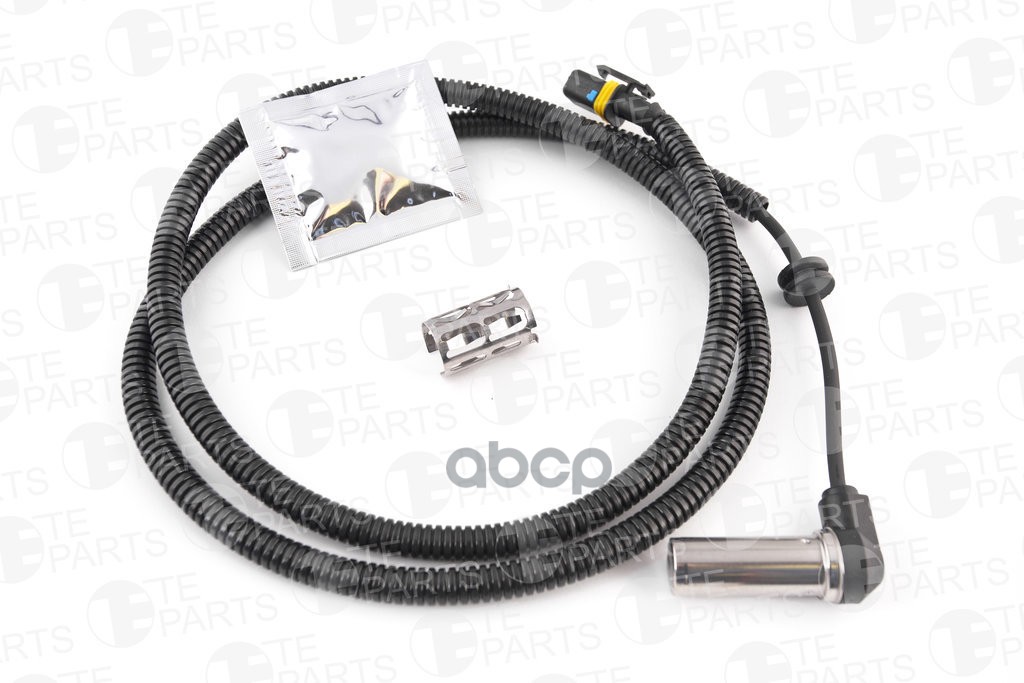 Датчик Abs (Передний Правый, Угловой, Длина Кабеля = 1300Мм, Общая Длина = 1332Мм). Комплект: Втулка И Смазка. TE PARTS арт. ...