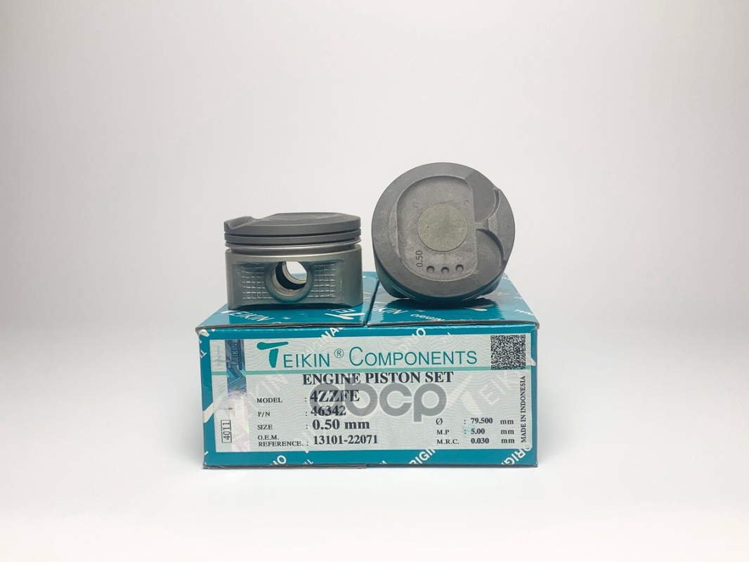 Поршень Toyota Corolla (E150,E110,E120) 97-10 / Corolla Fielder 00-06 4ZZFE TEIKIN арт. 46342 050