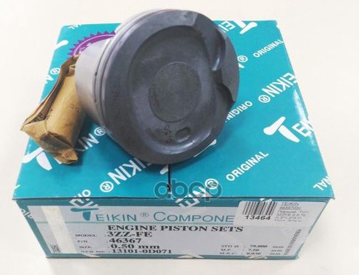 Поршень Toyota Avensis (T250) 03-06 / Corolla 00-19 3ZZFE TEIKIN арт. 46367 050