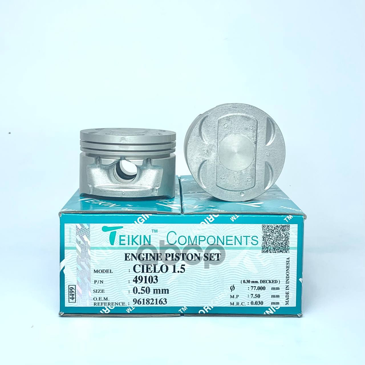 Поршень без колец ( цена за 1 шт) Daewoo A15MF 1.5L DOHC 16V d76.5+0.50 (S1220002) TEIKIN арт. 49103050