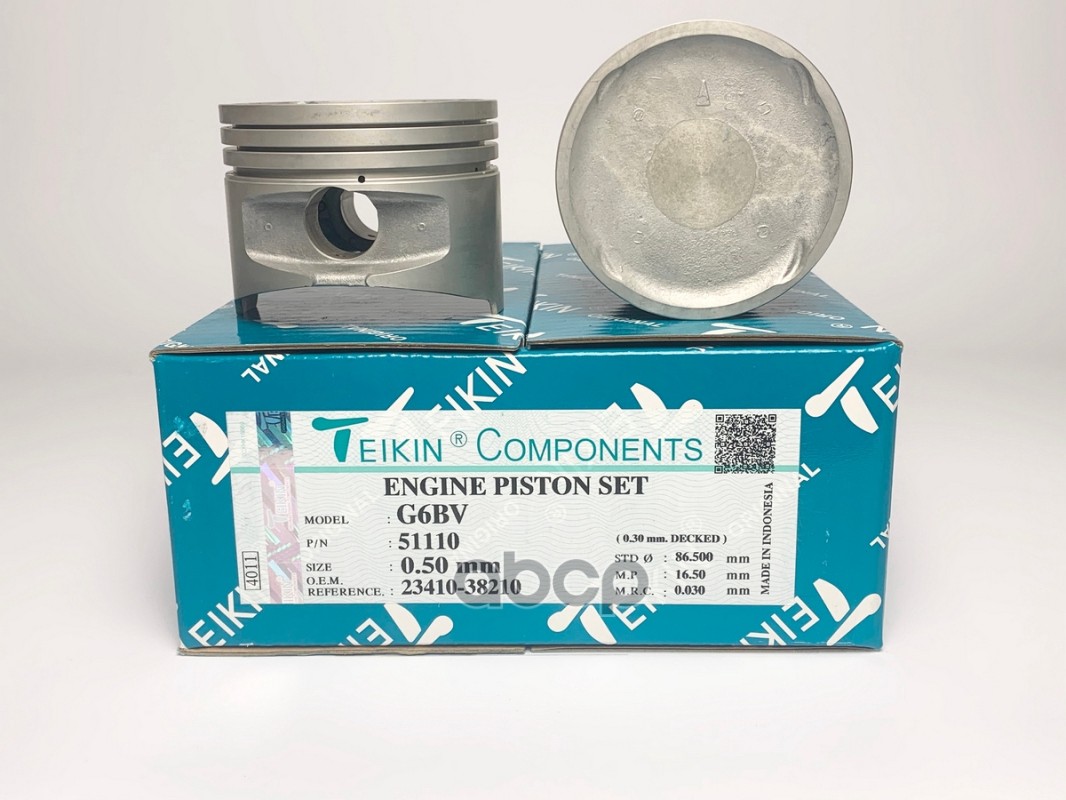 Поршень без колец ( цена за 1 шт) Hyundai G4JS DOHC d86.5+0.50 (23410-38210/23410-38290) TEIKIN арт. 51110050