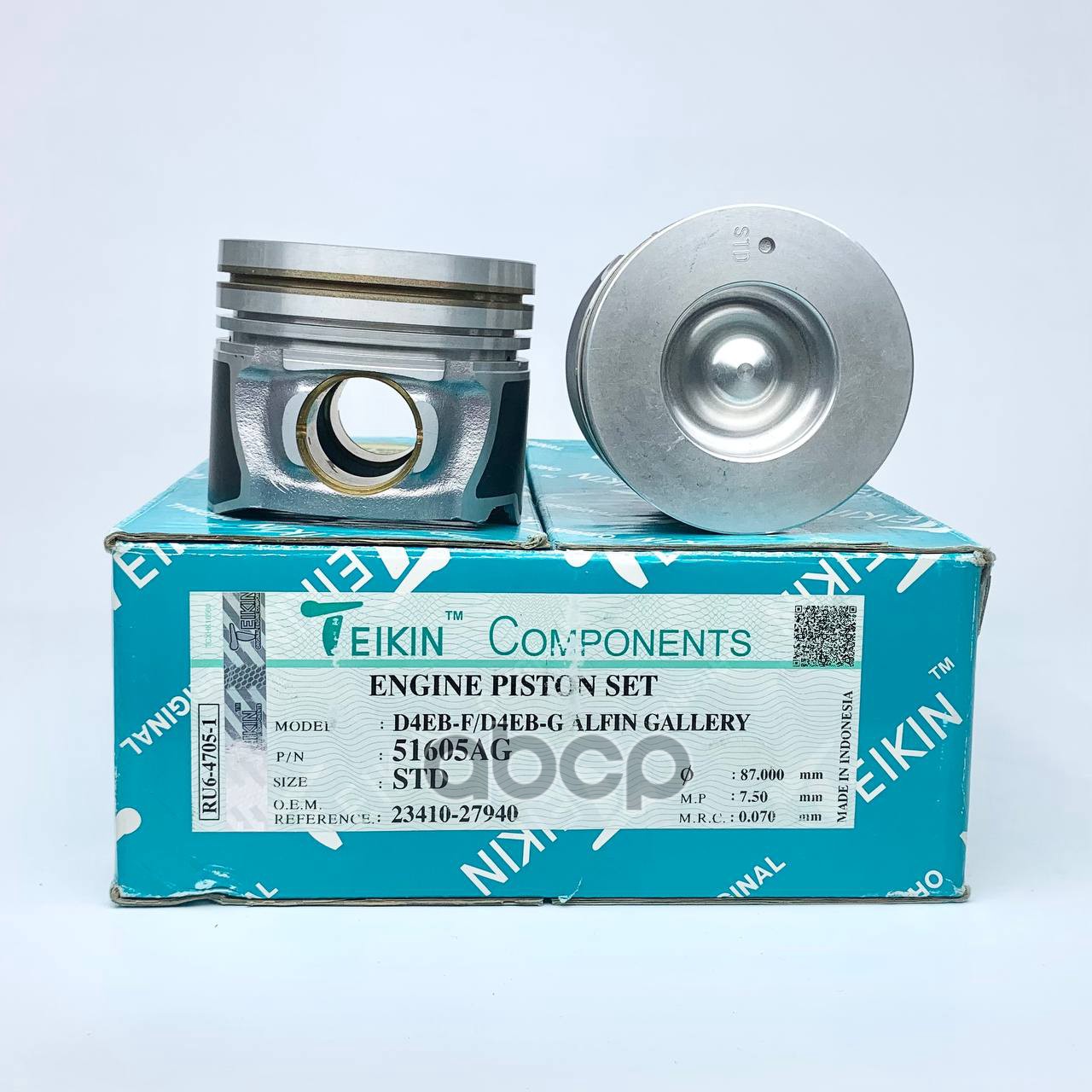Поршень без колец ( цена за 1 шт) с масл. галереей Hyundai Santa Fe 2.2 CRDi D4EB-F/D4EB-G d8 TEIKIN арт. 51605AGSTD
