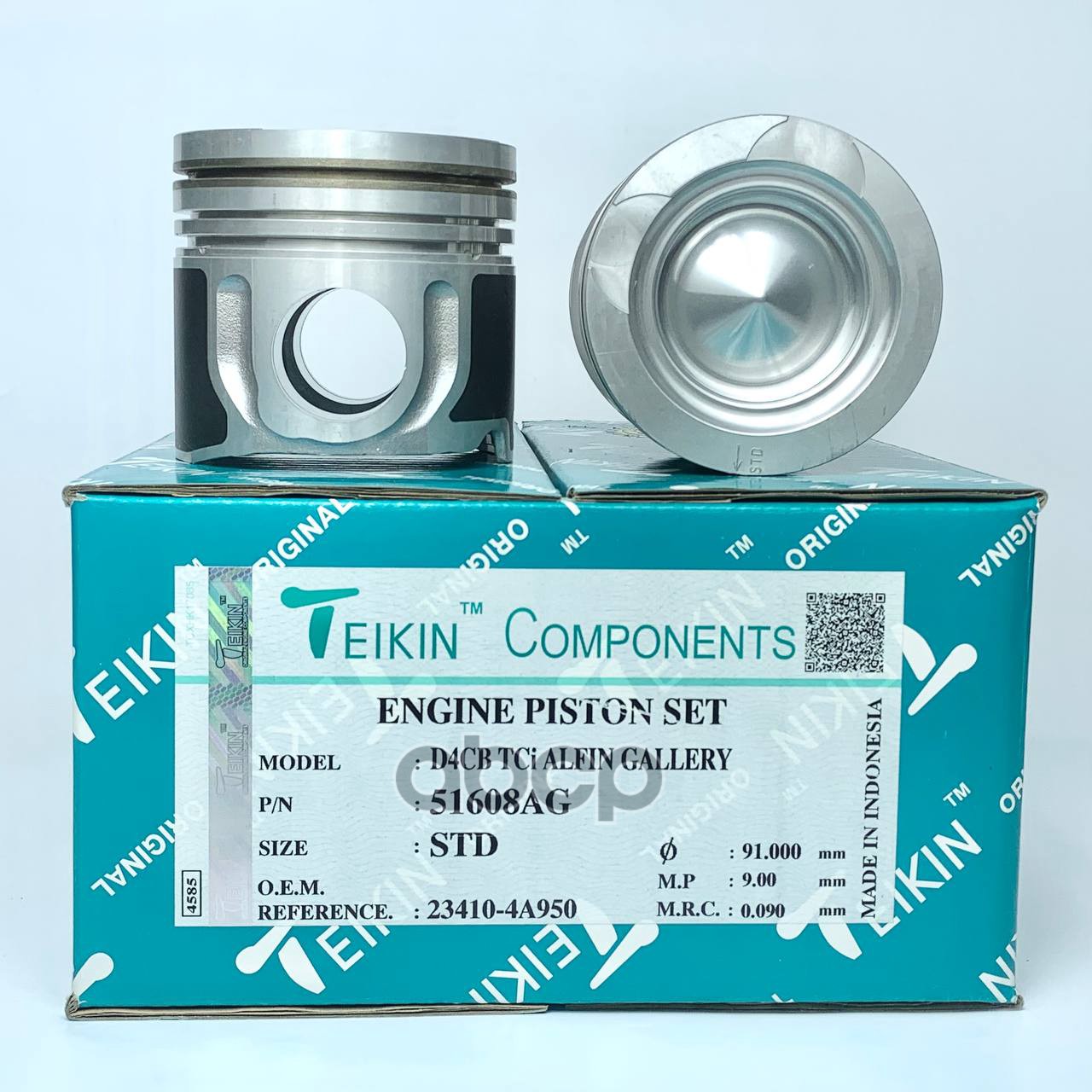 Поршень Без Колец ( Цена За 1 Шт) С Масл. Галереей Hyundai D4cb Tci D91.0 Std (23410-4A950) TEIKIN арт. 51608AGSTD