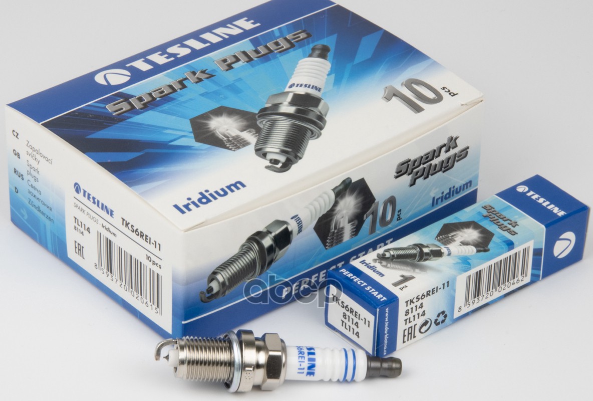Свеча Зажигания (4589) Ifr6t-11 Toyota Camry, Rav 4, Land Cruiser Tesla Tl114 TESLA арт. TL114
