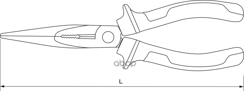 Длинногубцы, 180 Мм THORVIK арт. LNP0180