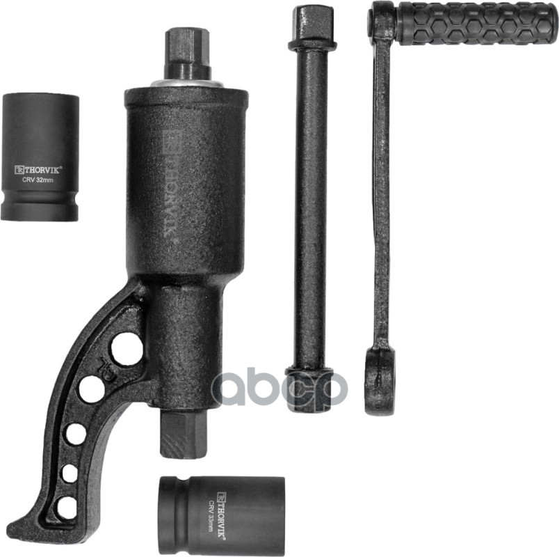 Гайковерт Механический 1Dr, 3800 Нм И Головки Торцевые 1Dr 32 Мм, 33 Мм THORVIK арт. LSW2