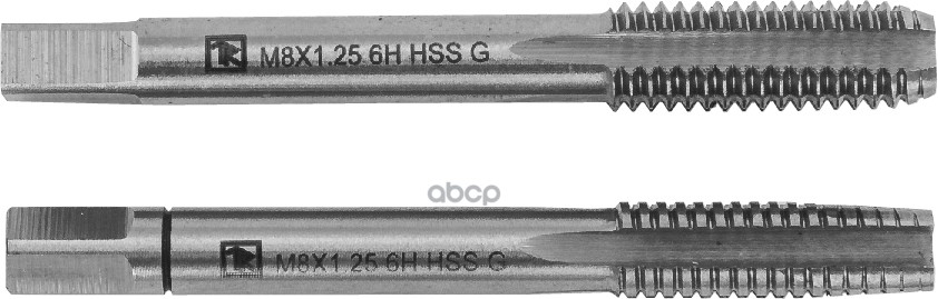 Набор Метчиков T-Combo Двухпроходных Ручных Универсальных М12х1.25, Hss-G, 2 Шт. THORVIK арт. MT12125S2