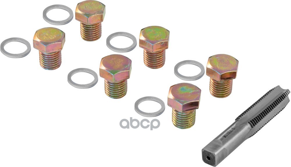 Набор Для Ремонта Масляных Пробок 7 Пр: Метчик М13 Х 1,5 Пробки THORVIK арт. ODPRK1315