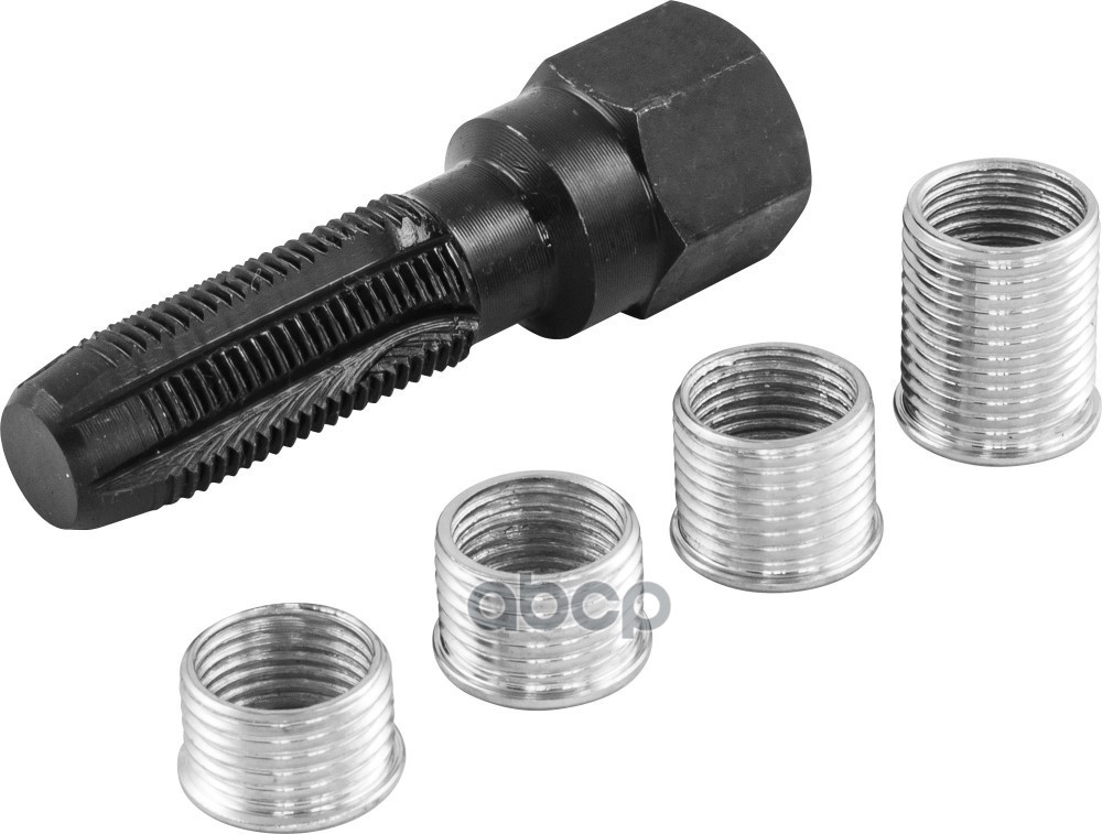 Набор Для Восстановления Резьбы 5 Пр: M14 X 1,25 Для Свечей, Метчик, Вставки THORVIK арт. SPTRS145