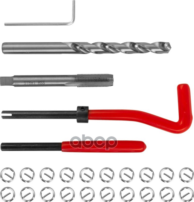 Набор Для Восстановления Резьбы M8x1.0, 25 Предметов THORVIK арт. TRIS810