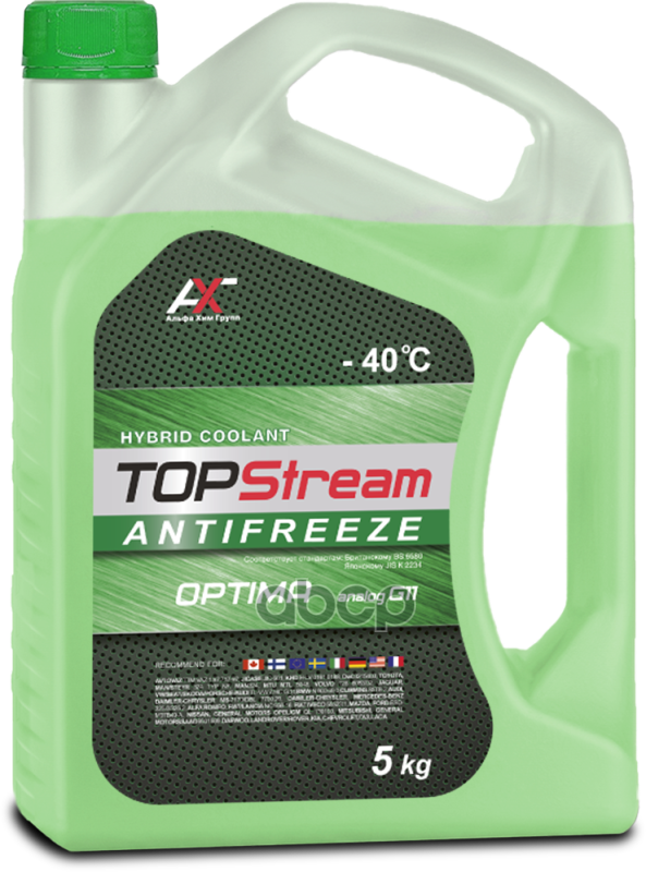 Антифриз TOPStream OPTIMA (зеленый) G11 5 л TOPStream арт. atsog00005