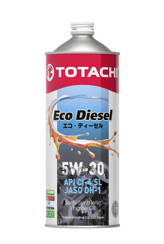 TOTACHI 5W-30 Eco Diesel Ci-4/Sl 1Л (Полусинт. Мотор. Масло)
