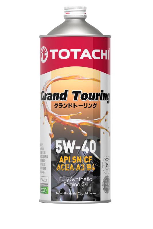TOTACHI Масло моторное синтетическое Grand Touring 5W40 SN/CF, A3/B4 1л