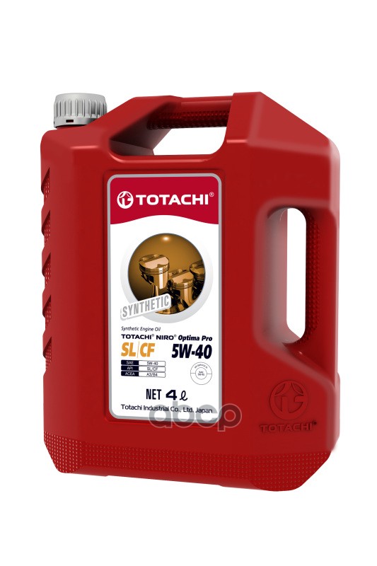 TOTACHI Масло моторное синтетическое TOTACHI NIRO Optima PRO Synthetic 5W-40 4л 1C604