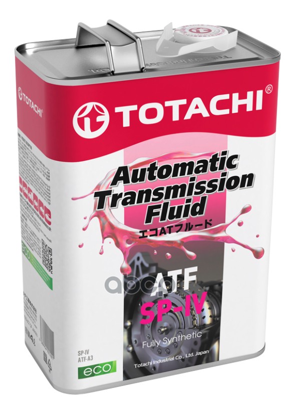 Масло трансмиссионное TOTACHI ATF SP-IV 4л (4589904921421) 21004 TOTACHI арт. 21004