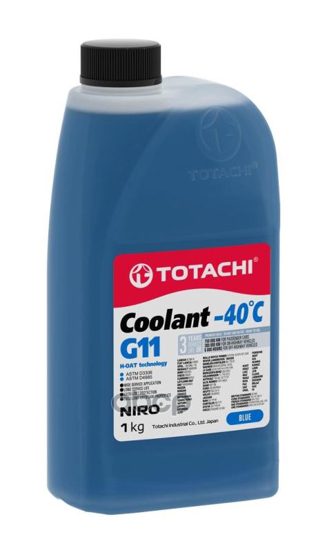 Антифриз TOTACHI NIRO COOLANT BLue -40C G11 1кг 46301 TOTACHI арт. 46301