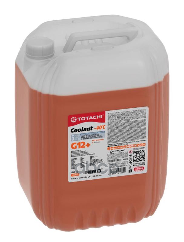 Антифриз TOTACHI NIRO COOLANT Orange -40C G12+ 20кг 47320 TOTACHI арт. 47320