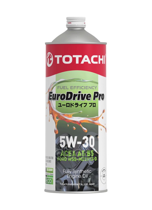 TOTACHI Масло моторное синтетическое EuroDrive PRO FE 5W30 SL, A5/B5 1л