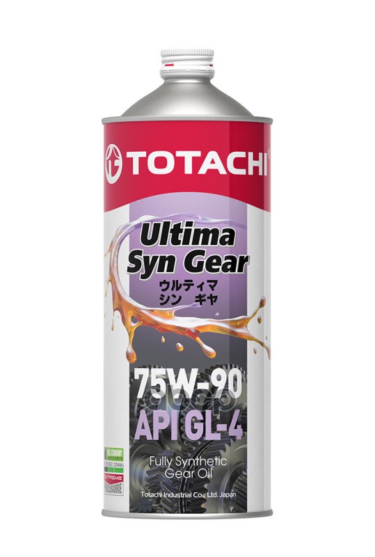 Масло трансмиссионное синтетическое Ultima Syn-Gear 75W90 GL-4 1л TOTACHI арт. G3501