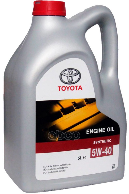 TOYOTA Замена на 0888080375GO Масло моторное синтетическое ENGINE OIL 5W-40, 5л 08880-80375