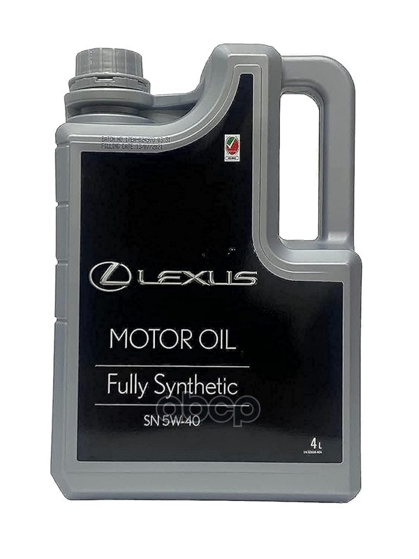 Масло моторное LEXUS LGMO FULL SYN 5W40 синт. 4L 0888084136 TOYOTA арт. 08880-84136