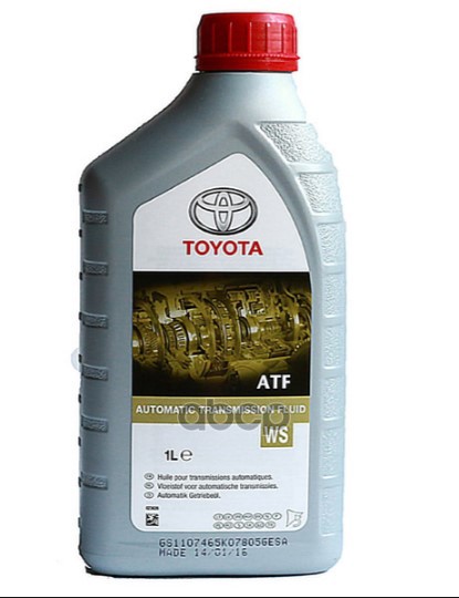 Масло трансмиссионное синтетическое TOYOTA ATF WS 1л 08886-81210 TOYOTA арт. 08886-81210