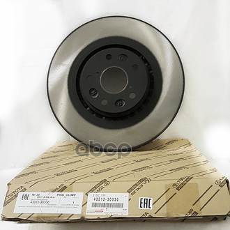 Диск тормозной передний R LEXUS GS300/GS430/GS460 /Vent D=334mm TOYOTA 43512-30330 TOYOTA арт. 43512-30330