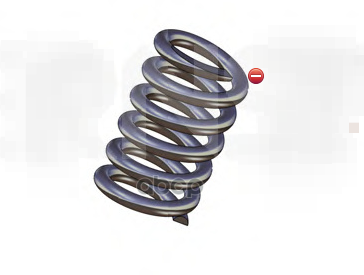 Пружинка крепежа выхлопной системы TOYOTA 90501-35037 TOYOTA арт. 90501-35037