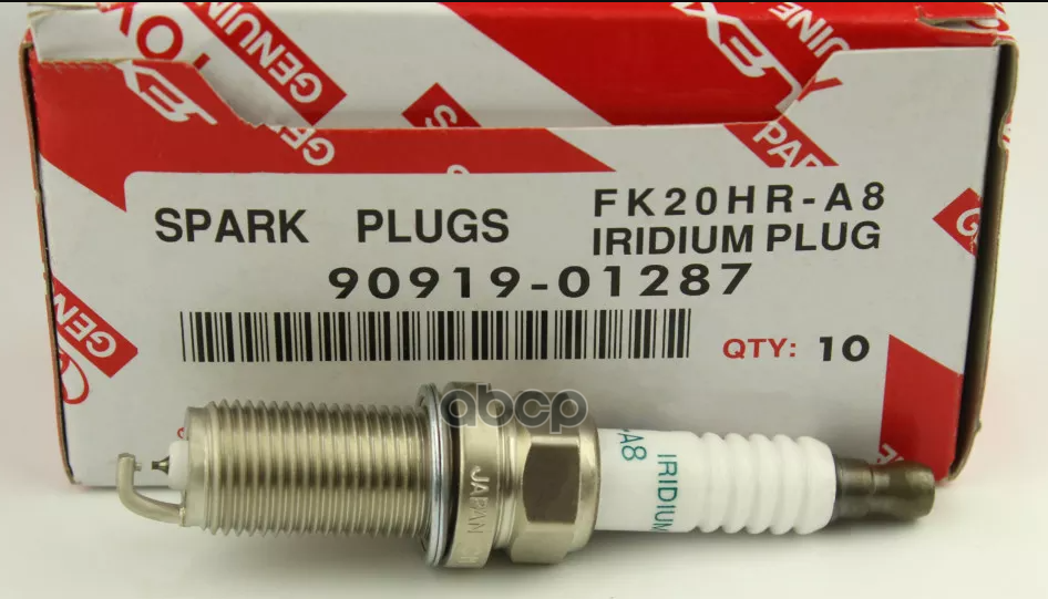 Свеча зажигания TOYOTA 9091901287 TOYOTA арт. 90919-01287