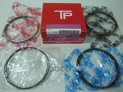 Кольца поршневые (STD/ к-т) Toyota Allion (T240) 01-07 / Avensis 03-08 1AZFSE TPR арт. 35997 STD