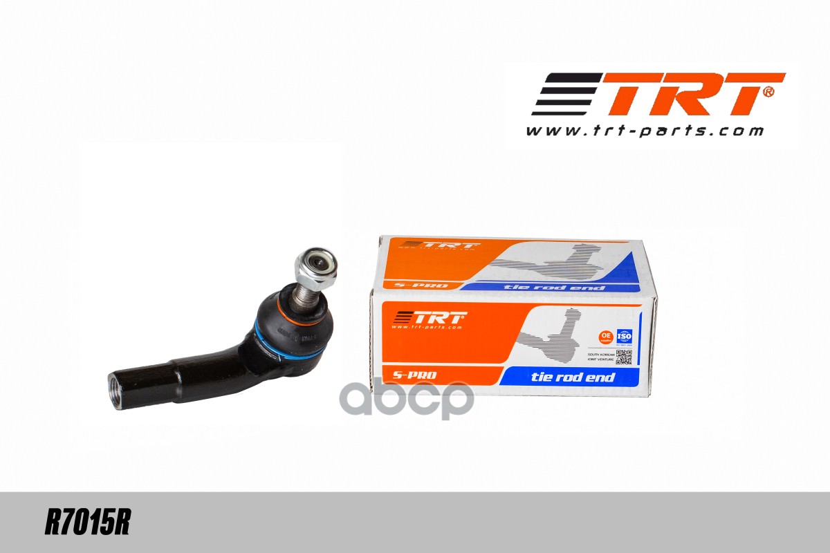 Наконечник рулевой R7015R TRT правый 6R0423812 VW Polo, SKODA Fabia, Rapid TRT арт. R7015R