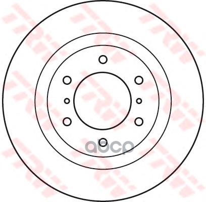 Диск тормозной передний MITSUBISHI PAJERO IV DF4943S TRW арт. DF4943S