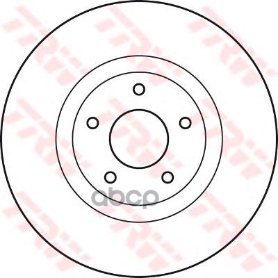 Диск тормозной передний NISSAN QASHQAI 1.6dCi, 2.0dCi, 2.0 4WD 320мм DF4989S TRW арт. DF4989S