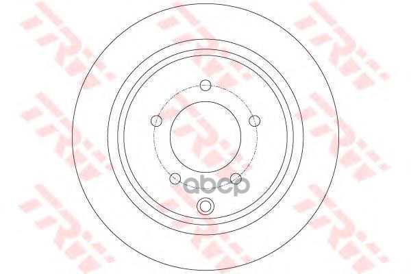 Диск торм Mits Outlander II  ASX  Peugeot 4007  4008  Citroen C-Crosser TRW арт. df6177