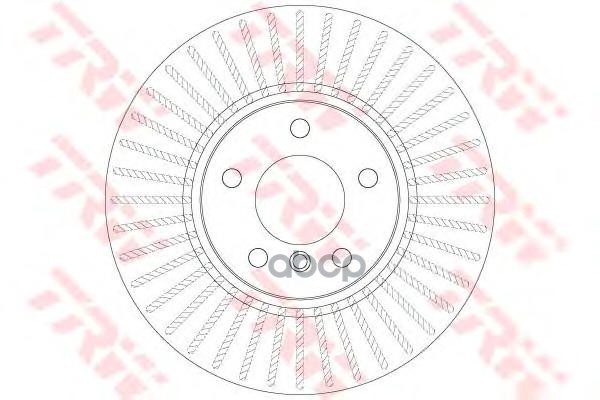 Диск тормозной передний BMW X3 F25 DF6220S TRW арт. DF6220S