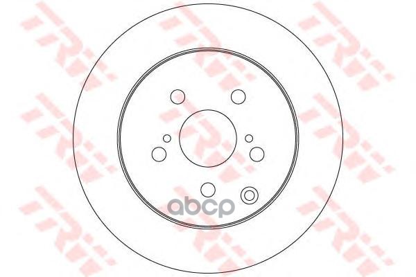 Диск Тормозной Toyota: Verso 1.6/1.8/2.0 D-4D/2.2 D-4D/2.2 D-Cat 09- TRW арт. DF6319