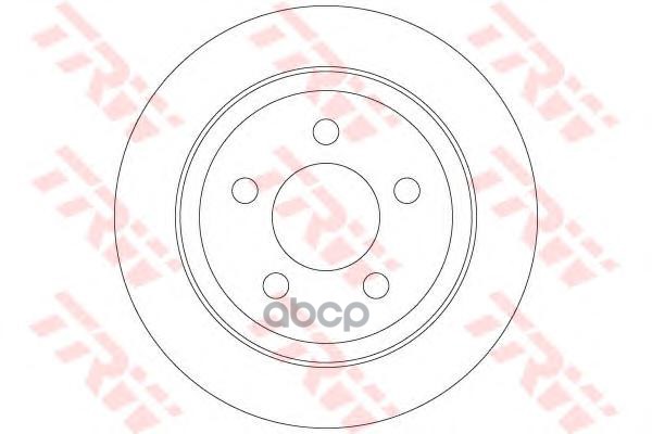 Диск Тормозной Jeep: Cherokee 01-08, Wrangler Ii 96-08 TRW арт. DF6386